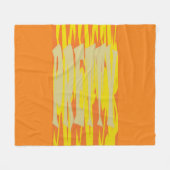 Hübsche, warme Farbtöne blendend, Zitronenpink ora Fleecedecke (Vorderseite (Horizontal))