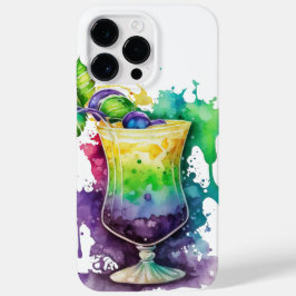 HÜBSCHE WASSERCOLOR MARDI GRAS GETRÄNKE Case-Mate iPhone 14 PRO MAX HÜLLE