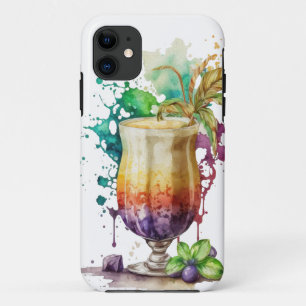 HÜBSCHE WASSERCOLOR MARDI GRAS GETRÄNKE Case-Mate iPhone HÜLLE