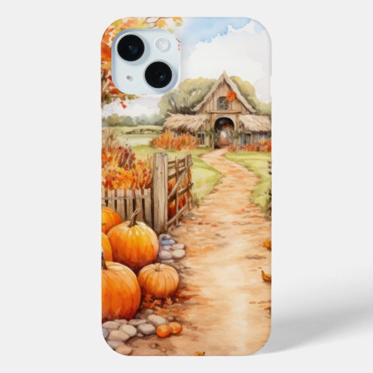 HÜBSCHE WASSERFALL-FALL-FALL-BAR & PUMPKINE Case-Mate iPhone HÜLLE (Rückseite)