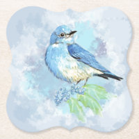 Hübsche Wasserfarbe Bluebird Vogel Naturpark Calif