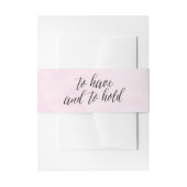 Hübsche Wasserfarbe, die gehalten werden muss Einladungsbanderole (Vorderseite Beispiel)