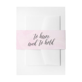 Hübsche Wasserfarbe, die gehalten werden muss Einladungsbanderole