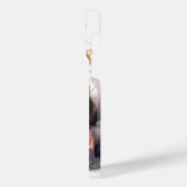 HÜBSCHE WASSERFARBE HALLOWEWEE SCHWARZE KÜCHE iPhone HÜLLE (Linke Seite)