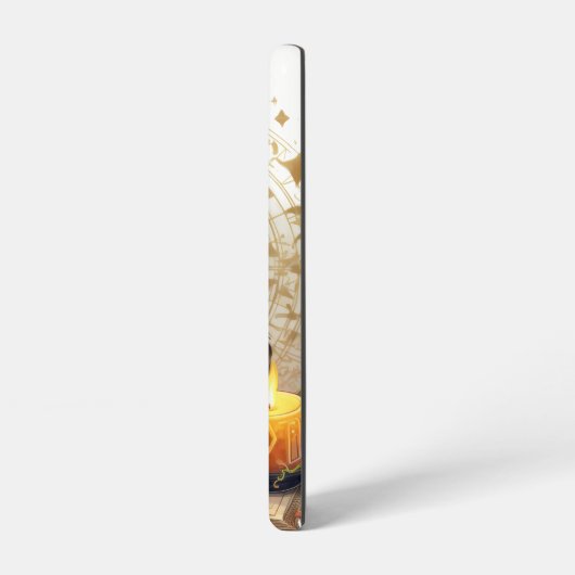 HÜBSCHE WASSERFARBE HALLOWEWEE SCHWARZE KÜCHE SAMSUNG GALAXY HÜLLE (Linke Seite)