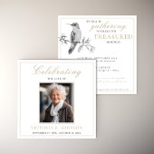 Hübsche Wasserfarbe Hummingbird - Lebensfeier Einladung