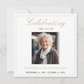 Hübsche Wasserfarbe Hummingbird - Lebensfeier Einladung (Vorderseite)