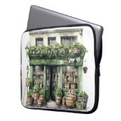 HÜBSCHE WASSERFARBE IRISH THEMA SHOPPE LAPTOPSCHUTZHÜLLE (Vorderseite Links)