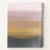 Hübsche Wasserfarbe Personalisiert Dankbarkeit Notizblock (Rückseite)