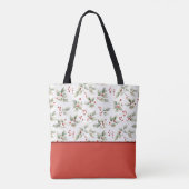 Hübsche Wasserfarbe-Stechpalme und Beeren im Farbb Tasche (Rückseite)