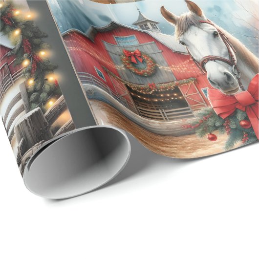 Hübsche Wasserfarbe Weihnachten Weihnachten Geschenkpapier (Rolleneckpunkt)