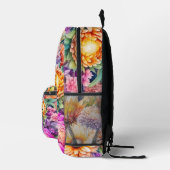 Hübsche Wasserfarben Bedruckter Rucksack (Rechts)