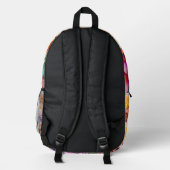 Hübsche Wasserfarben Bedruckter Rucksack (Rückseite)