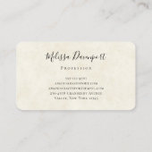 Hübsche Wasserfarben Deh nieder Boho Weihnachten Visitenkarte (Rückseite)