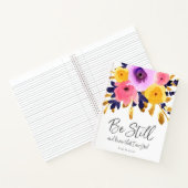 Hübsche Wasserfarben Florals | Schriftsatz Notizblock (Innenseite)