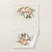 Hübsche Wasserfarben-Hirsche, die Boho ablegen Badhandtuch Set (Handtuch)