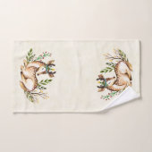 Hübsche Wasserfarben-Hirsche, die Boho ablegen Badhandtuch Set (Handtuch)