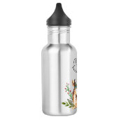 Hübsche Wasserfarben-Hirsche, die Boho ablegen Edelstahlflasche (Links)