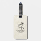 Hübsche Wasserfarben-Hirsche, die Boho ablegen Gepäckanhänger (Rückseite vertikal)