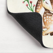 Hübsche Wasserfarben-Hirsche, die Boho ablegen Mousepad (Ecke)