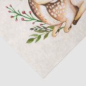 Hübsche Wasserfarben-Hirsche, die Boho ablegen Seidenpapier (Ausschnitt)