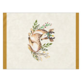 Hübsche Wasserfarben-Hirsche, die Boho ablegen Tischdecke (Vorderseite (Horizontal))