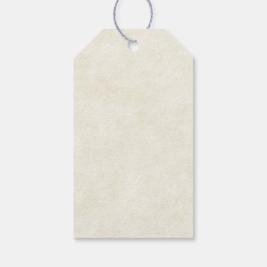 Hübsche Wasserfarben-Hirsche legen Boho zum Geburt Geschenkanhänger (Rückseite)