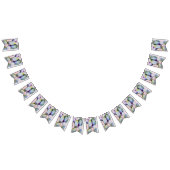 Hübsche Wasserfarbenkaktus und Lila Blüten Wimpelkette (Alle)