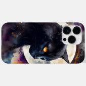 HÜBSCHE WASSERFARBENKATZE MIT SCHWARZER KATZE MIT Case-Mate iPhone HÜLLE (Rückseite (Horizontal))