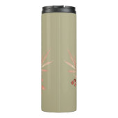 Hübsche Wasserfarbenkürbis Thermosbecher (Rückseite)