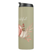 Hübsche Wasserfarbenkürbis Thermosbecher (Nach rechts gedreht)