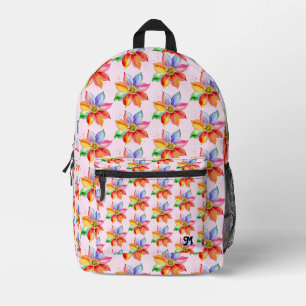 Hübsche Wasserfarbenschleife Phantastische Girl Bedruckter Rucksack
