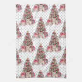 HÜBSCHE WASSERFARBPRÄSENTE UND TEDDY-BÄREN GESCHIRRTUCH (Vertikal)