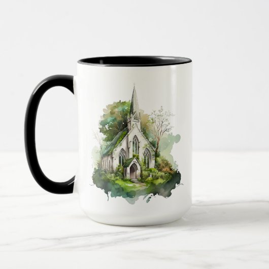 HÜBSCHE WASSERKIRCHE TASSE (Links)