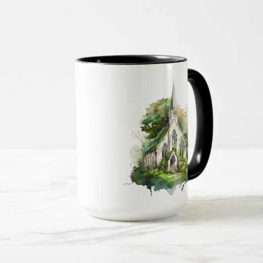 HÜBSCHE WASSERKIRCHE TASSE (VorderseiteRechts)