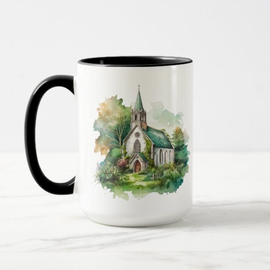 HÜBSCHE WASSERKIRCHE TASSE (Links)