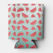 Hübsche Wassermelonen-Scheiben und Samenmuster Dosenkühler (Vorderseite)