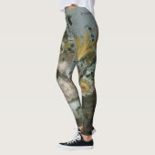 hübsche weiche Farben des Blumenentwurfs Leggings (Links)