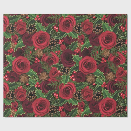 Hübsche Weihnachten Geschenkpapier (Flach)