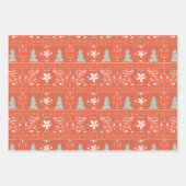 Hübsche Weihnachten Geschenkpapier Set (Vorderseite)