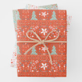 Hübsche Weihnachten Geschenkpapier Set (Beispiel)