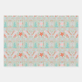 Hübsche Weihnachten Geschenkpapier Set (Vorderseite 3)