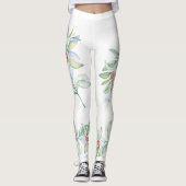 Hübsche Weihnachten in Rot und Grün Leggings (Vorderseite)