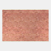 Hübsche Weihnachtsbaumen aus Red Gold Geschenkpapier Set (Vorderseite 2)