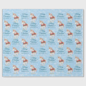 Hübsche Weihnachtsfeier Geschenkpapier (Flach)