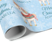 Hübsche Weihnachtsfeier Geschenkpapier (Rolleneckpunkt)