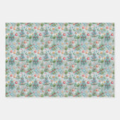 Hübsche Weihnachtsfeier Geschenkpapier Set (Vorderseite 2)