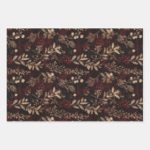 Hübsche Weihnachtsfolien Geschenkpapier Set (Vorderseite)