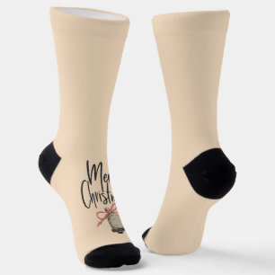 Hübsche Weihnachtsglocke Frohe Weihnachten herrlic Socken