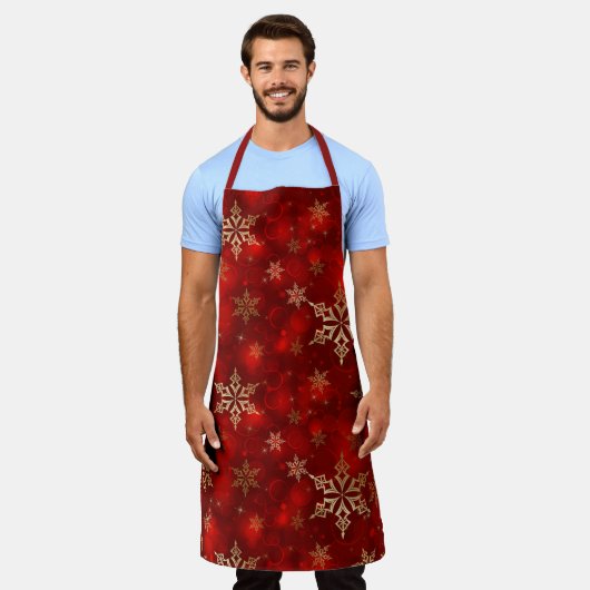 Hübsche Weihnachtsherberge Geschenkidee Schürze (Getragen)